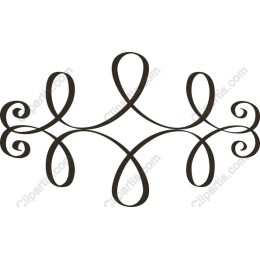 Elegant Swirly Ornament