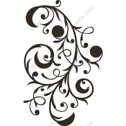 Elegant Floral Swirl