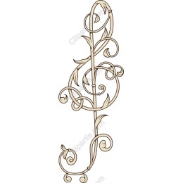 Ornate Treble Clef
