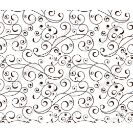 Elegant Brown Swirl Pattern