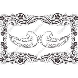 Elegant Floral Frame