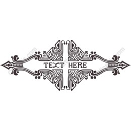 Ornate Decorative Banner