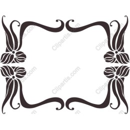 Elegant Floral Decorative Frame