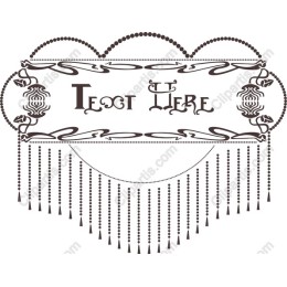 Elegant Vintage Frame with Customizable Text