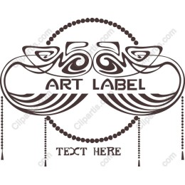 Elegant Art Label