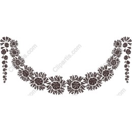 Elegant Floral Garland