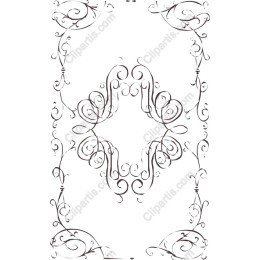 Elegant Floral Frame