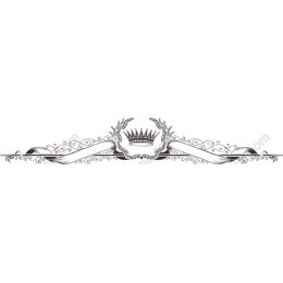 Elegant Crown and Ribbon