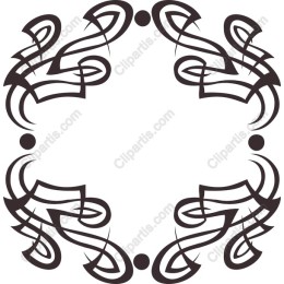 Elegant Intricate Border Clipart