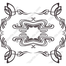 Exquisite Ornamental Floral Frame