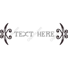 Elegant Text Here Decoration