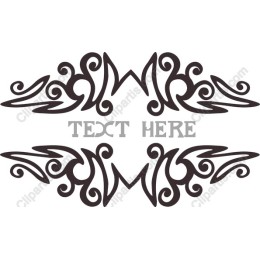 Elegant Ornamental with Customizable Text Spaces