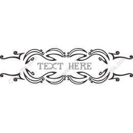 Elegant Ornate Frame with Customizable Text