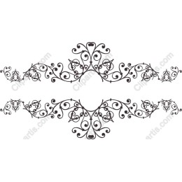 Elegant Floral Scrollwork