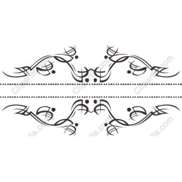 Elegant Ornamental Swirl