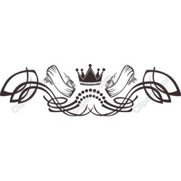 Regal Elegance: Crown and High Heels