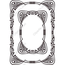 Elegant Floral Frame