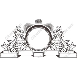 Elegant Vintage Floral Frame