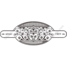 Vintage Floral Banner - Since 1901