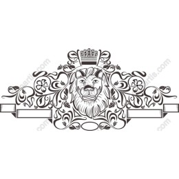 Majestic Lion Emblem