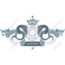 Elegant Mermaid Emblem