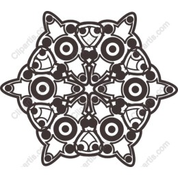Mandala-Inspired Symmetrical