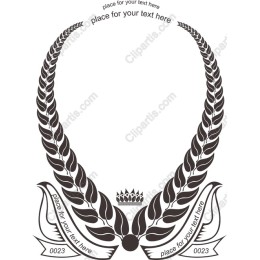Elegant Laurel Wreath