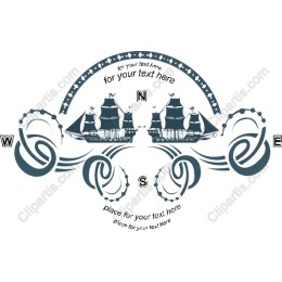 Nautical Adventure: Ships and Swirls