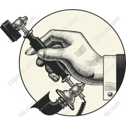 Vintage Hand-Held Telephone