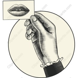 Vintage Hand-Lips