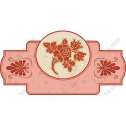 Vintage Floral Banner