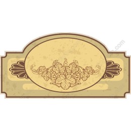 Vintage Grape Vine Label