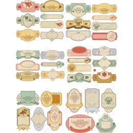 Vintage Floral Clipart Bundle - 40 Elegant