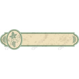 Elegant Vintage Vine and Grape Label