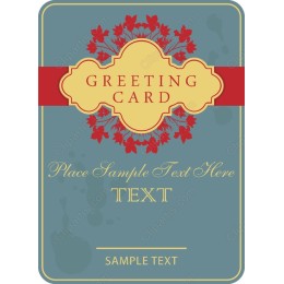 Elegant Floral Greeting Card
