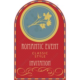 Classic Romantic Event Invitation