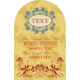 Elegant Floral Wedding Invitation
