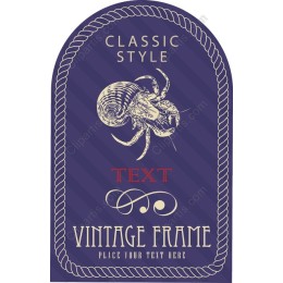 Vintage Seashell Frame