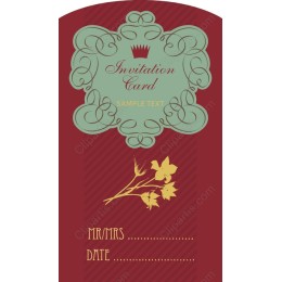 Elegant Floral Invitation Card