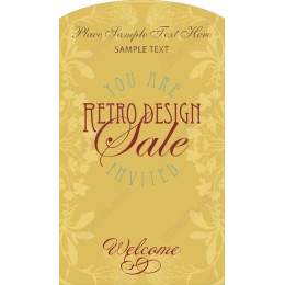 Vintage Floral Invitation Card