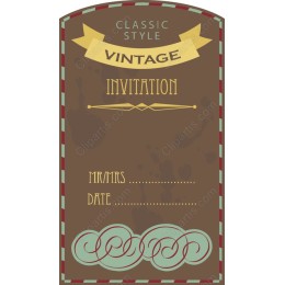 Vintage Invitation Template