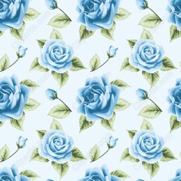 Blue Rose Pattern