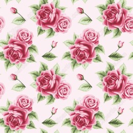 Vintage Floral Rose Pattern