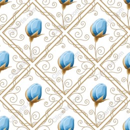 Blue Rose Pattern