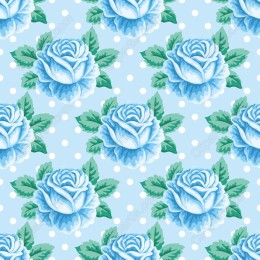 Blue Rose Pattern