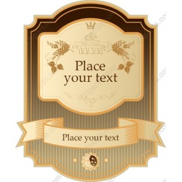 Elegant Ornate Badge