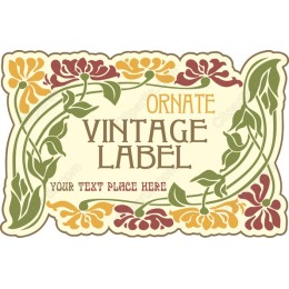 Ornate Vintage Label