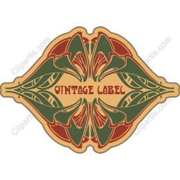 Vintage Flourish Label