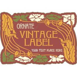 Ornate Vintage Label