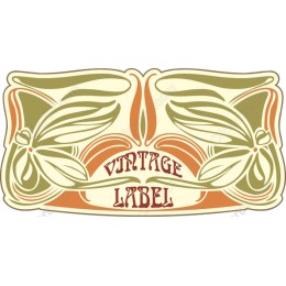Vintage Label Floral